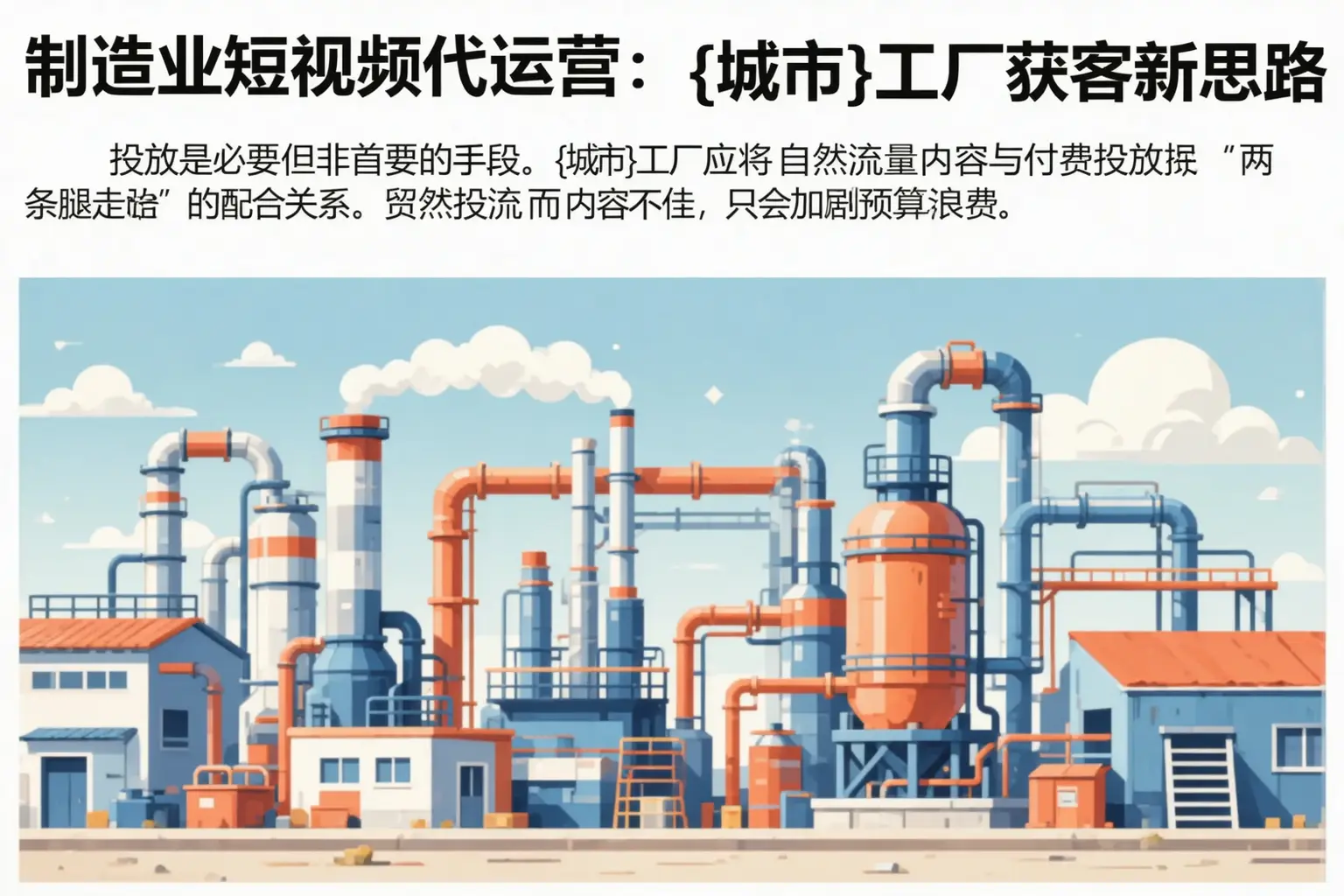 制造业短视频代运营：江达工厂获客新思路
